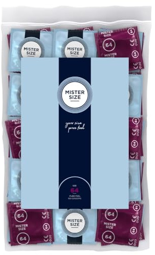 Mister Size Kondome, Transparent, 64 mm