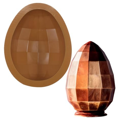 Wectirc Silicone Egg Molds - Resin and Chocolate Mold Maker | Candy Mould for Easter Baking, Easter Chocolate Mold, Non-Stick Chocolate Mold Maker, for Plaster