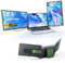 APILDELLA 15.6’’ Triple Laptop Screen Extender Monitor Portable, DIY 1080P FHD IPS, USB C HDMI, Plug-play 360° Rotation Detachable, Mac/Wins/Android/Dex
