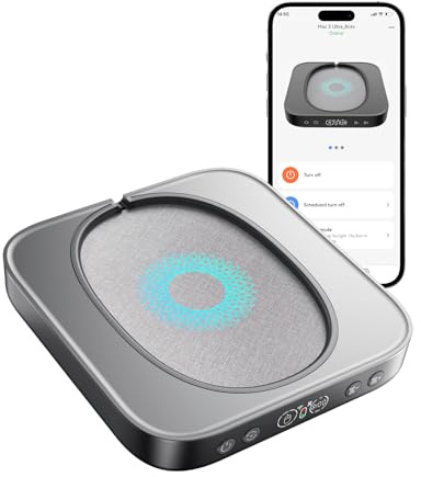 meatanty App-Controlled Mouse Jiggler with Timer, Random Modes | Super-quiet remote mouse mover uses automatic patterns to keep computers active during meetings, downloads and remote work.