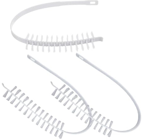 FRCOLOR Cepillo Flexible para Lavadora 3 Piezas white Nylon Pp | Kit de Limpieza, Quita Suciedad, Resistente a Deformación, Formato Compacto para Interior