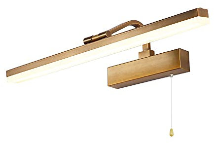 Vintage Bathroom Mirror Light with Switch, Retro LED Bath Mirror Lighting Rotatable 4000K Vanity Mirror Light Bathroom Dressing Table Make-Up Light IP44 Waterproof Indoor Wall Lamp It's so kind of you