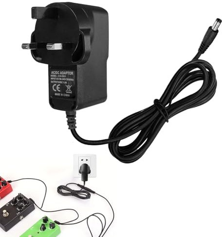 9V DC Power Supply,1 PCS 9V DC Guitar Pedal Power Supply Adaptor for Boss Effects Pedal, D C 9-V Power Supply for BOSS Effects Pe-dal,DB-66/88,DR-Series,FC-Series,MC-202,SH-101,SP-202