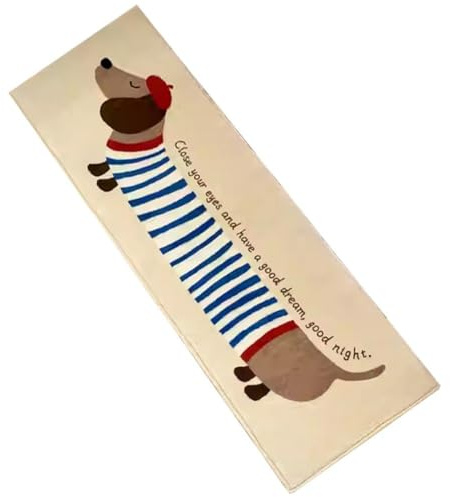 Muteitt Lustiger Dackel-Teppich, Süße Hunde-bodenmatte, rutschfeste Hunde-bodenmatte, Langlebige Fußmatte Für Badezimmer, Eingangsbereich
