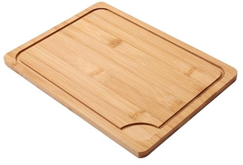 Tabla de servir de madera, plato de carne, bandeja de madera para carne, queso, pan, verduras y frutas (pequeño)
