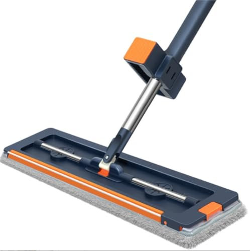 Fregona Mopa Fregona con Tableta De Lavado De Manos Libres, Herramienta De Limpieza Doméstica, Fregona Grande con Absorción De Agua, Herramienta De Fregona Perezosa Fregona para Limpieza