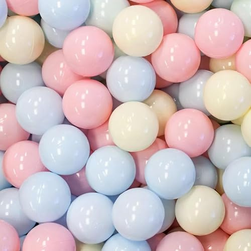 IGLU SOFT PLAY bollbad bollar 500 st babyballpit (Pastel)
