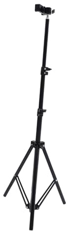 DIYEAH Trépied de Projecteur Réglable en Alliage D'aluminium, Support de Sol Pliable 1 Set, pour Présentations et Diffusion en Direct