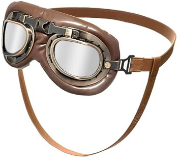uikios Winddichte Schutzbrille für Hunde, Haustiere, winddicht, schützt die Augen während der Parkreise, Feier, Hundesonnenbrille mit gepolstertem Komfort