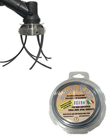 Mastertec Testina Universale DECESPUGLIATORI Rapid Clutch PROMOZIONE con 15 MT di Filo ALOXID