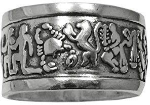 Sterling silber 925 Ring Sternzeichen band Größe 52-69 R001219