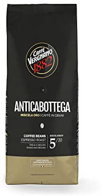 Caffè Vergnano 1882 Caffè in Grani Anticabottega - 1 confezione da 1 Kg