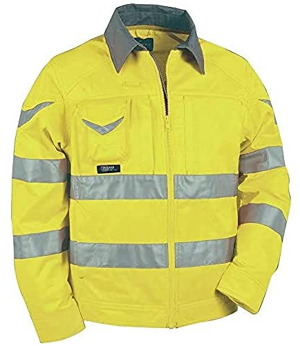 Cofra V018 – 0-00.z52 chaquetaADVERTENCIA tamaño en amarillo/antracita, 52