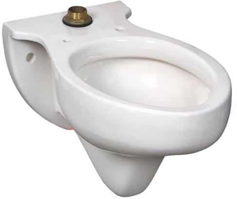 American Standard 3445J101.020 Rapidway 3-Bolt Elongated Flushometer Toilet Bowl, 1.6 GPF