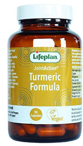 Lifeplan Joint Action Turmeric Formula with Copper & Manganese Tablets x 90. for Connective Tissue Support