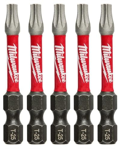 Milwaukee 48-32-5012 Lot de 15 embouts PWR T20 TICTAC 5,1 cm