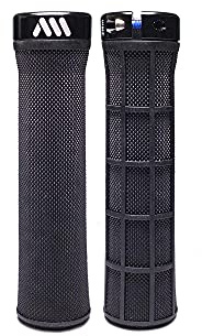 All Mountain Style Fahrradgriffe Berm Grip Model | Fahrradlenkergriffe Lenker Handgriffe MTB | 135 mm - 100 g | Feste und leichte Befestigung der Griffe am Fahrradlenker | Ideales MTB-Zubehör