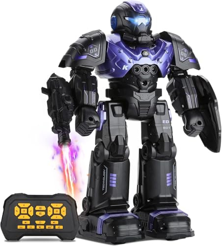 SWTOIPIG RC Robot Toys for Kids 3 4 5 6 7 8, Smart Programmable Robot with Gesture Sensing, Remote Control Robot for Boys Girls Age 3 4 5 6 7 8-12, Rechargeable