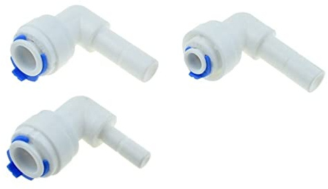 DOLUNTO Raccordo rapido for Tubo ad osmosi inversa 3 Pezzi, Raccordo a T Dritto a L Raccordo for Tubi in plastica for Acquario d'Acqua (Color : PL 6 35-10mm Plug)