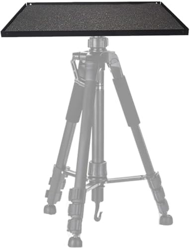 Coret Projector Tray, Laptop Tray Platform Holder Pallet for 3/8 or 1/4 Screw Tripod Stand Mount, Widely Use in Classrooms, Meeting Rooms,Stage,Studio, Office, Outdoor (9 x 13 inch)