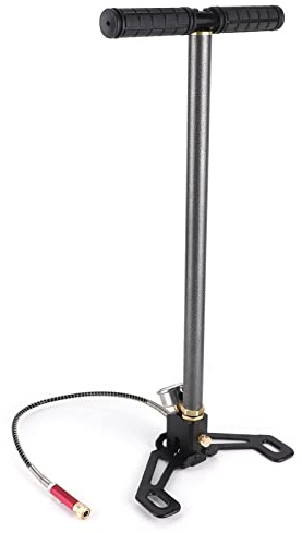 3-stufige Hochdruck-Handpumpe aus Wolframstahl, 6000 Psi, Edelstahl 304, Öl- und Wasserabscheidung, Geeignet für Gewehre, Motorrad-Fahrradreifen, Aufblasbare Kajaks | 3-stufig PCP Luftgewehr Reifen, 304 Edelstahl, ölwassergetrennt