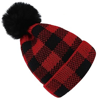SAFIGLE 3stücke Gestrickte Weihnachtsmütze Für Mädchen Warmes Design Mit Für Und Festliche Anlässe Für Mädchen