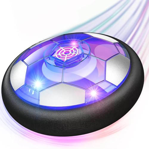 Ancesfun Air Fußball, Hover Power Ball und Schaumstoßstange, Fussball Geschenke für Kinder 3+