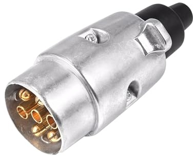 Flaconi Adaptateur Prise Remorque 7 Broches - Connecteurs pour Camping-Cars, Camions
