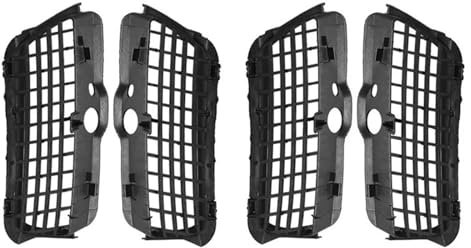 DZSQTGJKIO Vorderen Grill Für VW Für Golf Mk3 1993-1998 1H685366601C 2 Paar Auto Vordere Stoßstange Untere Gitter Seite Kühlergrill Frontgrill Gitter
