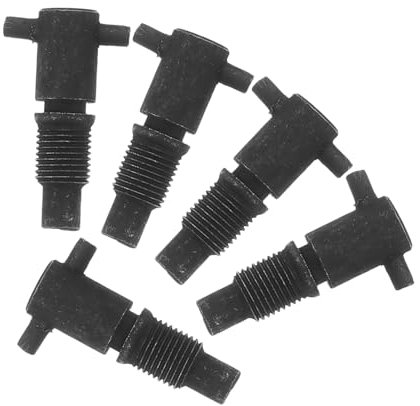 TIDTALEO 5st Jack-zubehör Dichtung Der Ölablassschraube Dichtung Der Ablassschraube Jack-pad Ölauffangwanne Benzin Ölleckstopp Unterlegscheibe Für Ablassschraube Hydrauliköl Eisen Black