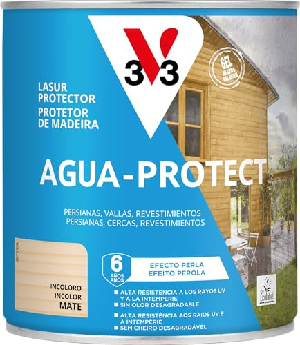 V33 Lasur Protector Agua Protect Mate Incoloro 0,75L