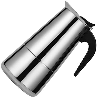 STOBAZA Caffettiera in Acciaio Per Macchina Per Espresso Caffettiera Portatile Per Uso Cucina Hotel