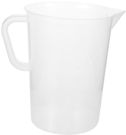 SMASOLO Vaso Medidor Plástico Resistente Alta Temperatura con Doble Graduada para Cocina y Repostería