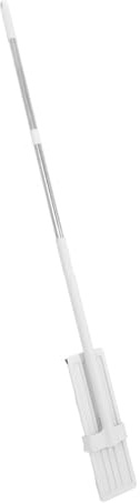 HOMSFOU Trapeador Plano Grande 35 Cm de Microfibra para Limpieza Seca y Húmeda, con 2 Almohadillas Lavables, Trapeador de Mango Largo para Uso Doméstico, Ahorro de Esfuerzo, sin Necesidad