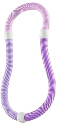 Okiyakusama Aro de Ejercicio Portátil para Fitness Aro de Gimnasia con Diseño Plegable Y Ligero Accesorio de Masaje Equipo Abdominal con Resorte Metálico Adecuado, 1 kilogramo