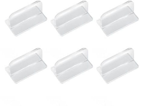 Zerodis Övriga Husgeråd Skyddshandtag Säkert Grepp Ersättningshandtag för Akvariumlock med Transparent Design för Skåpslådor och Glasmöbler 6 St Akryl Akvarium