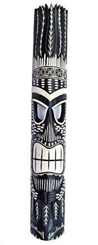 Interlifestyle Tiki Máscara Im Hawaii Look IN 100cm Longitud - Máscara Máscara de Madera