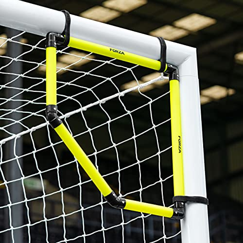 FORZA Cible de Coin Supérieur pour Buts de Football (La Plus Petite du Monde) | Améliorez Votre Précision de Tir | Pack de 1, 2 ou 4 avec Sac de Transport en Option (sans Sac de Transport, Pack de 1)