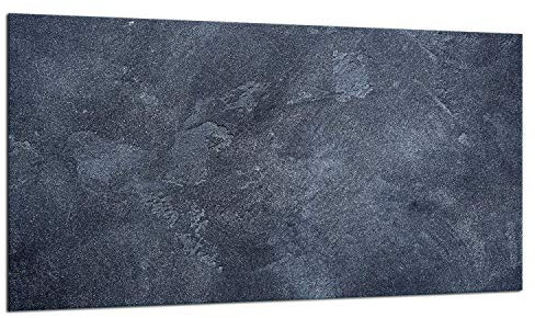 QTA | Plaque de recouvrement pour cuisinière 90 x 52 cm 1 pièce en verre pour cuisinières électriques à induction Protection anti-éclaboussures Planche à découper Ardoise