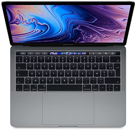 (2019) Apple MacBook Pro 13, Core i5 8Go 256Go SSD Retina Touch ID Touch Bar, (MUHN2FN/A) - AZERTY Français - Gris Sidéral (Reconditionné)