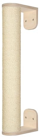 Kratzbaumland Woody-Kletterstange Kratzstange Wandelement für Katzen (60 cm, Natur)