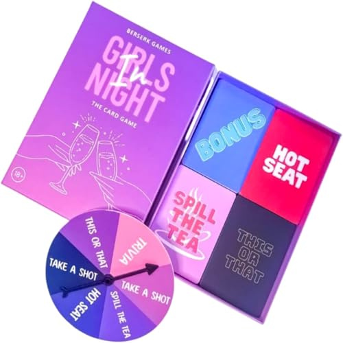 Berserk Games Girls Night In The Drickkortspel | svensexa | Kortspel för vuxna | Dryckesspel för möhippa, möhippor och studenter | G