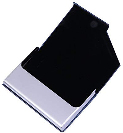 Gatuida Tragbarer Business-halter Namenskartenhalter Aus Metall Quadratisches Visitenkartenetui Visitenkartenhalter Aus Metall Visitenkartenspender Männer Und Frauen Rostfreier Stahl