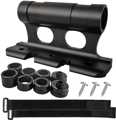 Kweiugfi Supporto per Forcella Bicicletta, Blocco Bicicletta Versatile per Staffa a Sgancio Rapido,Supporto per Forcella Portapacchi Fisso per Bicicletta Nero Supporto per Forcella in Campeggio
