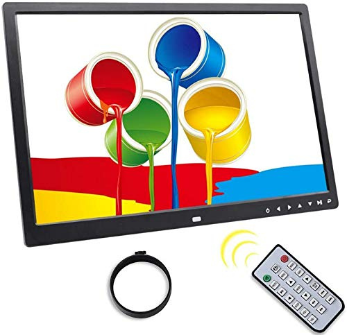 Spacmirrors Digital Photo Frame 17 Inch Touch Button Mp3 / Mp4 Player Electronic Album Hdmi Hd 1080P Wall Mount Display Video Advertising Player