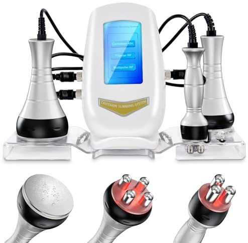 Cozion 40K 3-in-1 RF & Kavitation Massagegerät für Körper und Gesicht | Multigerät mit 40K Ultraschall-Kavitation und Radiofrequenz-Technik, zur komfortablen privaten Wellness-Anwendung an Körper