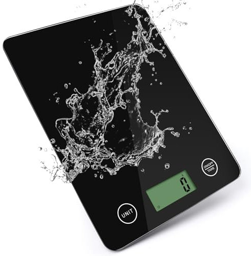 Báscula de Cocina Digita 5kg, Balanza de Alimentos Multifuncional, Automatico Báscula de Precisión, LCD Pantalla, Funcion Tara, MedicióN Precisa Hasta 1g, Botón táctil