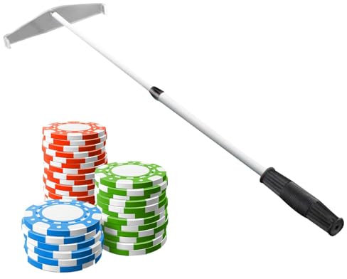 Casino Teleskop Rechen - Poker Chip Chips Harrow Collecter?Teleskop Roulette Poker Chip Für Blackjack, Texas Hold'em, Casino Poker