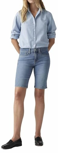 Levi's Shaping Bermuda Camp Denim Shorts, Camp Denim Short, 30W