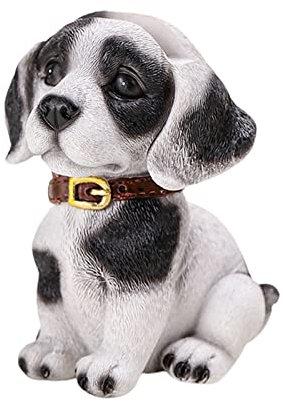 KEFSR Niedlicher Brillenhalter in Tierform, Lustiger Hündchen-, Elefanten-, Kaninchen-Brillenhalter, Kreativer Sonnenbrillen-Displayhalter, Brillenhalter für Zuhause, Bürodekoration(A: Weißer Hund)